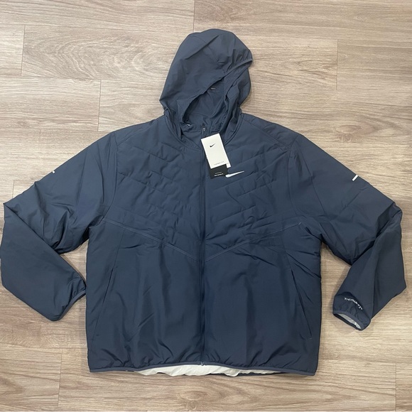 Nike Therma-Fit Repel Full Zip Running Jacket (DD5644-437) Men’s Size 2XL - Picture 2 of 9